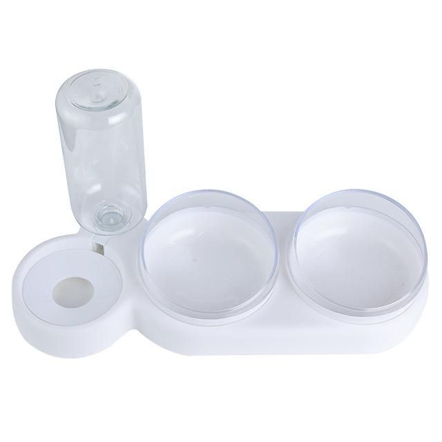 Automatic Pet Feeder Huge Volume Water Bottle Plastic Bowl