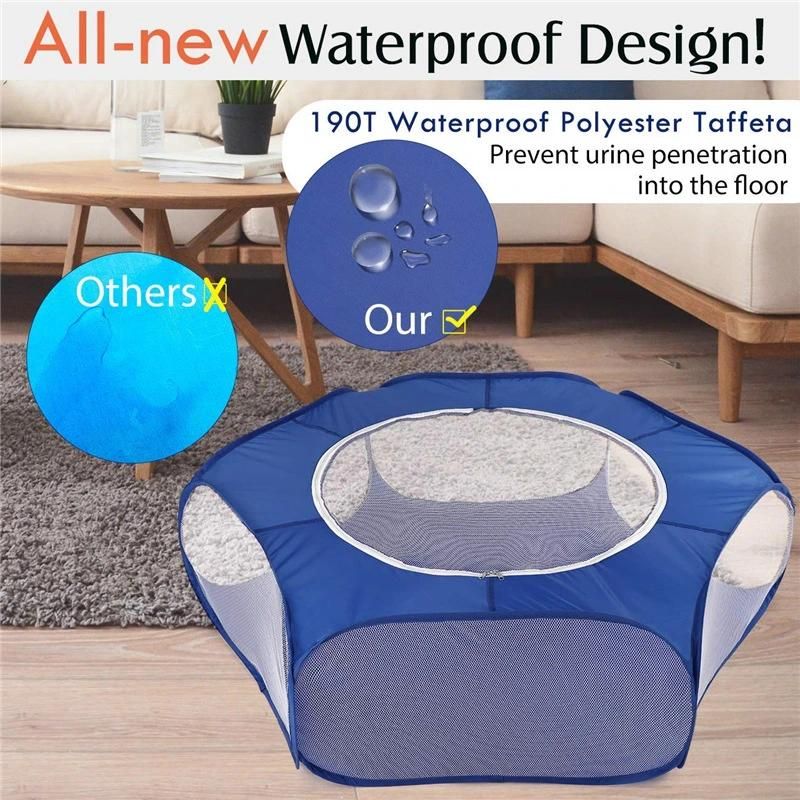Folding Small Pet Fence Outdoor Indoor Game Exercise Crawling Small Animal Tent
