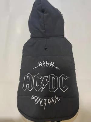 &quot;AC DC&quot; Wholesaler Designer Clothes Pet Hoodie Dog Hoodie Pet Products