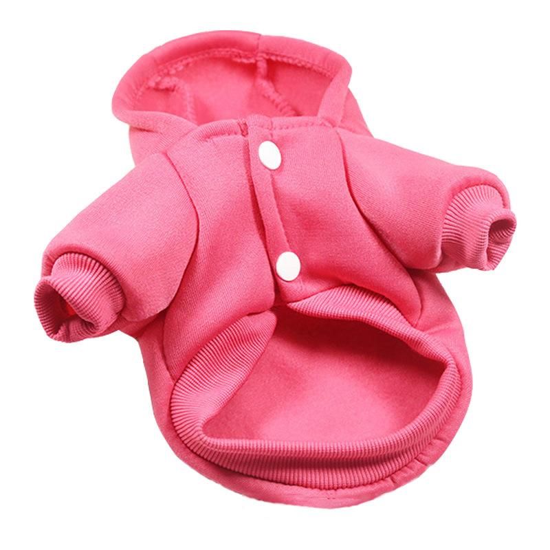 Winter Warm Clothes Dog Accessories Hoodie Cotton Cartoon Pet Clothing
