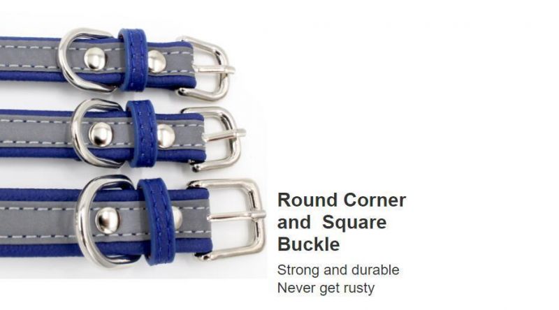 High Quality Custom Dog Collar with Reflective Strip
