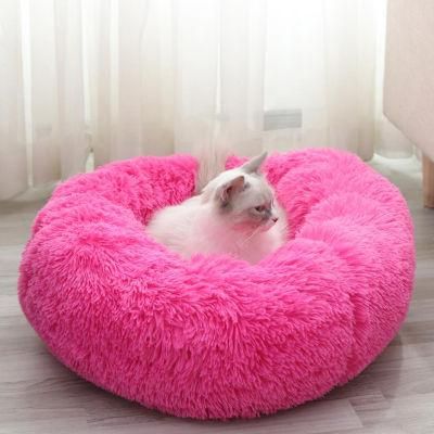 High Quality Cat Bed New Design Soft Small Bed Washable Round Pet Bed with Removable Cover