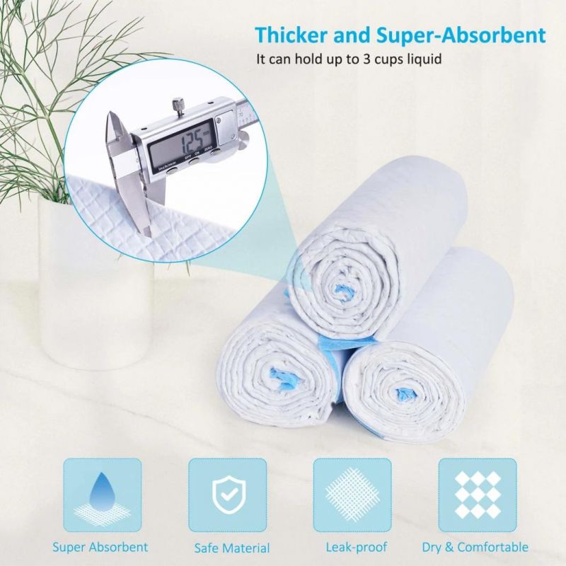 High Absorbent Disposable Incontinence Underpads Leak-Proof Pet