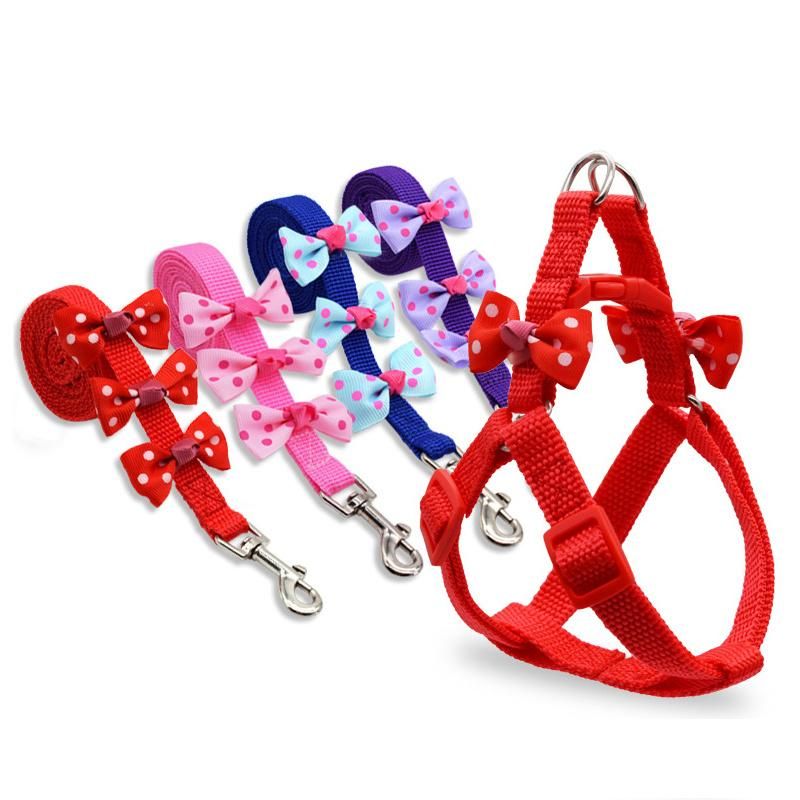 OEM/ODM Personalized Pet Accessories Print Reflective Quick Release Polyester Pattern Dog Harness Set