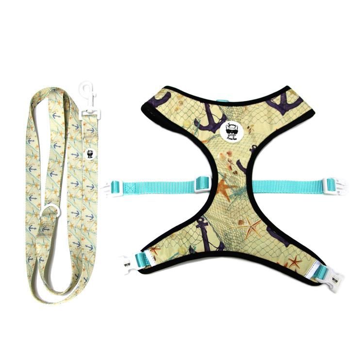Fashion Pet Supplies Wholesale Collars Leashes Ins Hot Sale Cat Collar Leash Breathable Mesh Dog Harness