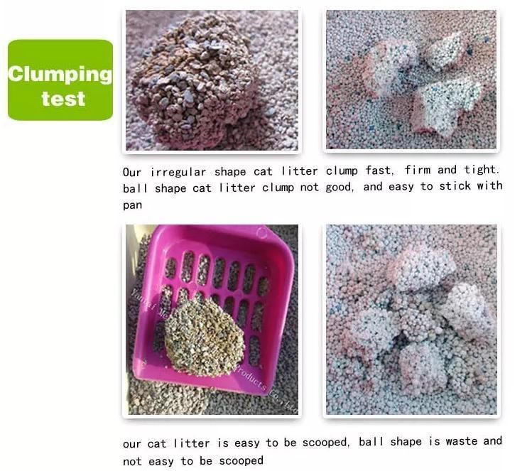 Food Grade Pet Tofu Cat Litter Soluble in Water Quickly Absorb Water Custom Flavor Flushable Bentonite Tofu Cat Litter