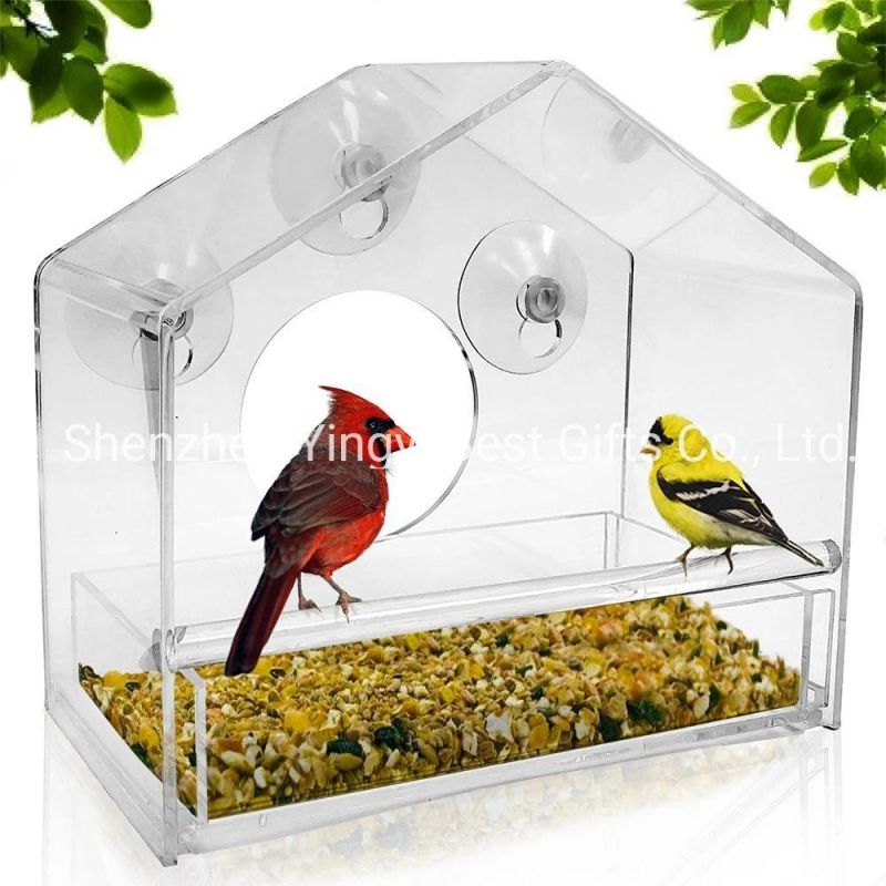 Factory Made Acrylic Window Bird Feeder