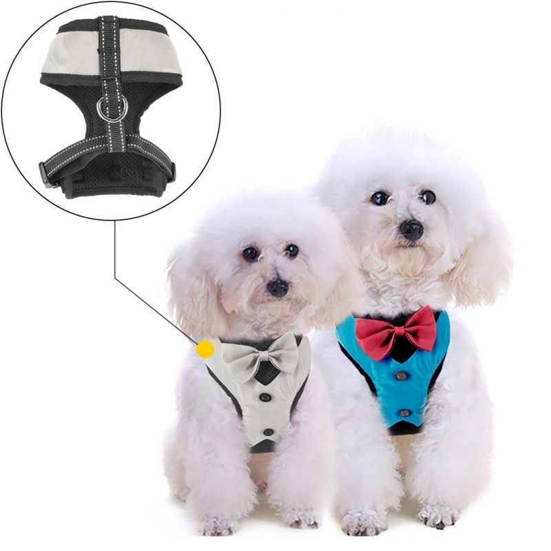 Breathable Adjustable Lightweight Reflective Portable Travelling Wholesale Dog Harness
