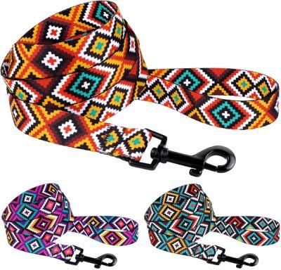 Eom Print Pattern Dog Leash Polyester Dog Leash Pet Products