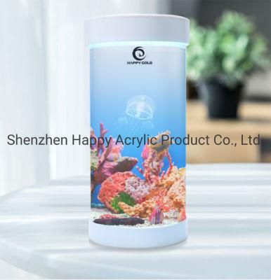 Factory Direct Acrylic Aquarium Tank, Global Wholesale, Acrylic Desktop Fish Tank Jellyfish Aquarium Tank