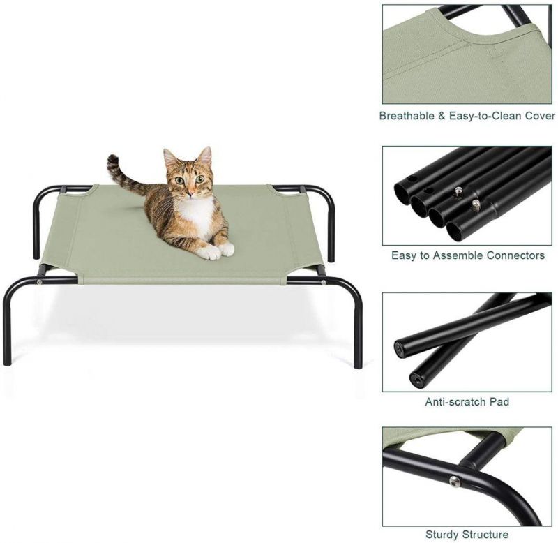 Outdoor Aluminum Waterproof Rock Chair Summer Washable Pet Dog Bed