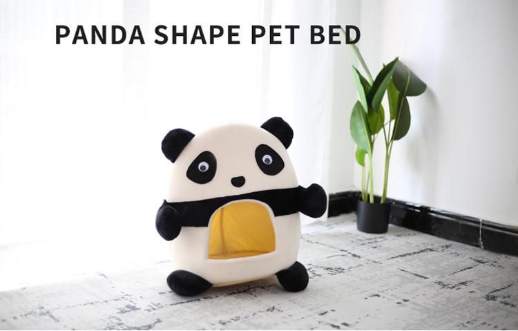 Hight Quality Ctue Pet Sofa Bed Lovely Panda Custom Luxury Pet Bed for Cat and Dog