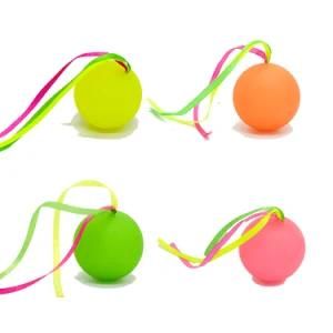 Pet Glowing Toy Molar Bite-Resistant Cat Rubber Ball Fluorescent Pet Bite Ball Glowing Waterproof Toy Training Ball