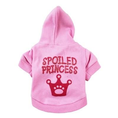 New Spring Autumn Pet Clothes Teddy Pomerang Pink Princess Hooded Cat Dog Clothes