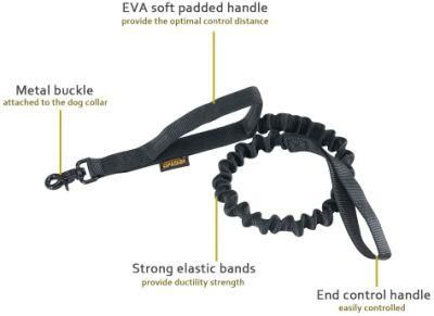 Durable and Lightweight Nylon Elastic Tactical Dog Leash