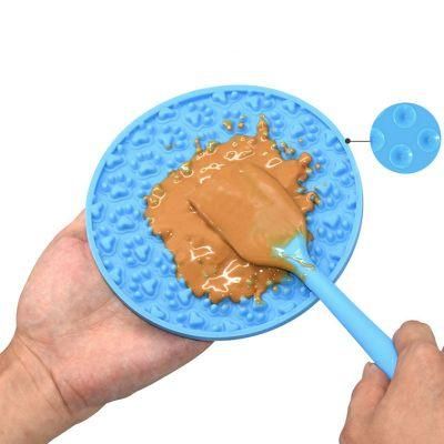 Easy Digest Food Feeding Pet Lick Pad Slower Feeder for Cats Dog Licking Mat