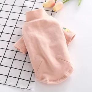 Hot Autumn/Winter Pink Base Shirt Warm Cotton Coat Pet Product Dog Puppy Clothes