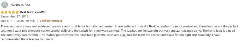 Tangle-Free Premium Long Rope Style Dog Leash