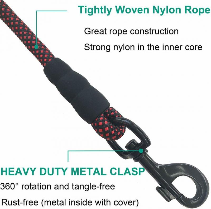 Strong Dog Leash Pet Rope Training Leash for Small Medium and Large Dogs