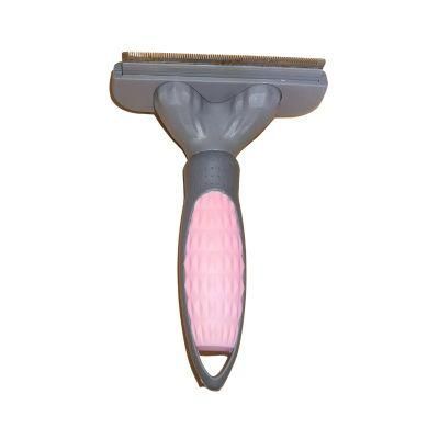Petto Convenient Self Cleaning Automatically Dog Cat Slicker Brush Remove Dog Hairs Pet Grooming Brush Pink-L