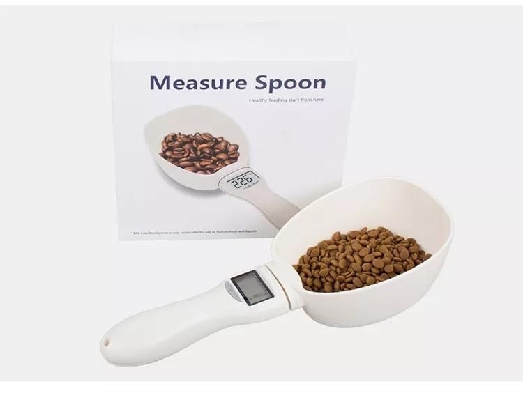 New Pet Electronic Grain Spoon Dog Food Cat Food Intelligent Weighing Measuring Shovel