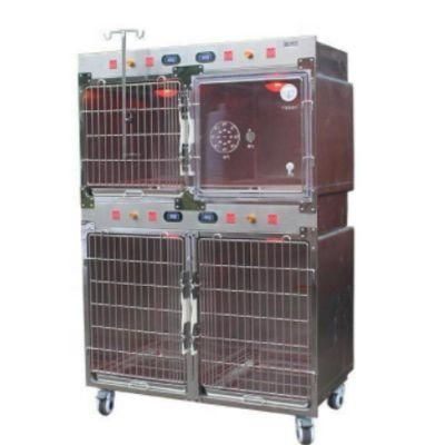 Stainless Steel Vet Hospital Cage for Pet Hospital ICU Room