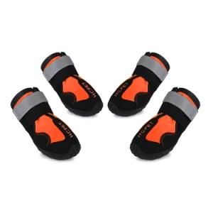 Orange Wear-Resistant Outdoor Hot-Selling Skid-Proof Pet Waterproof Pet Dog Shoes