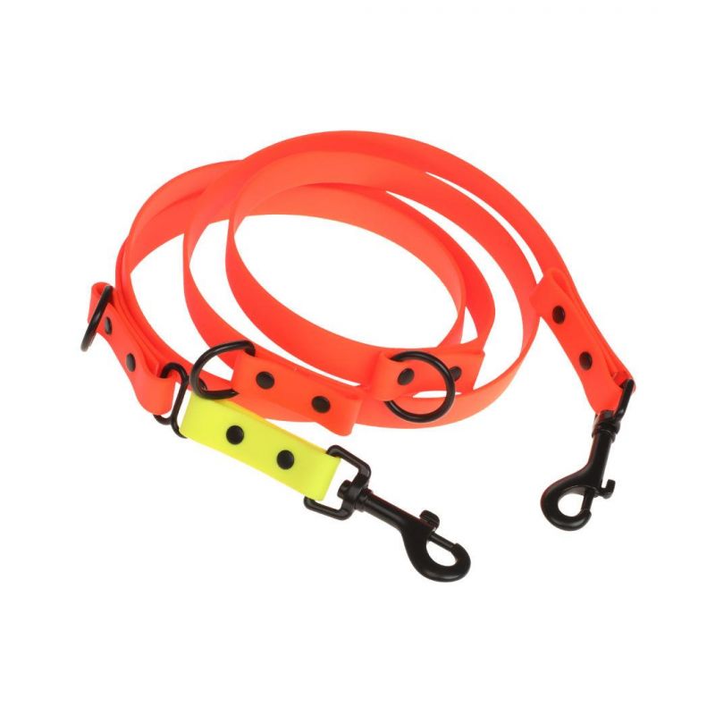 High Quality Durable Waterproof PVC Pet Dog Collar with Leash Adjustable Collars for Small Medium Large Dogs