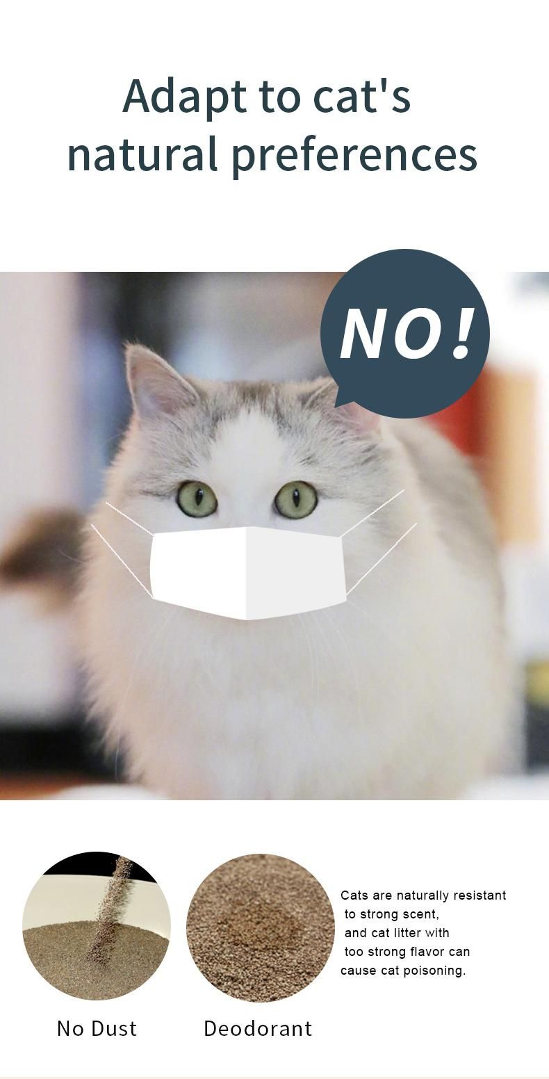 Wholesale Health Environmental Protection Deodorizing Pet Products Rapid Absorption Mineral Cat Litter