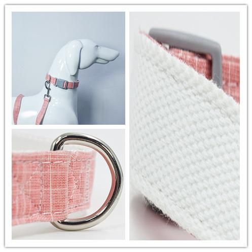 Custom Design Soft Neoprene Padded Adjustable Pattern Cute Sublimation Heat Transfer Polyester Dog Collar Leash