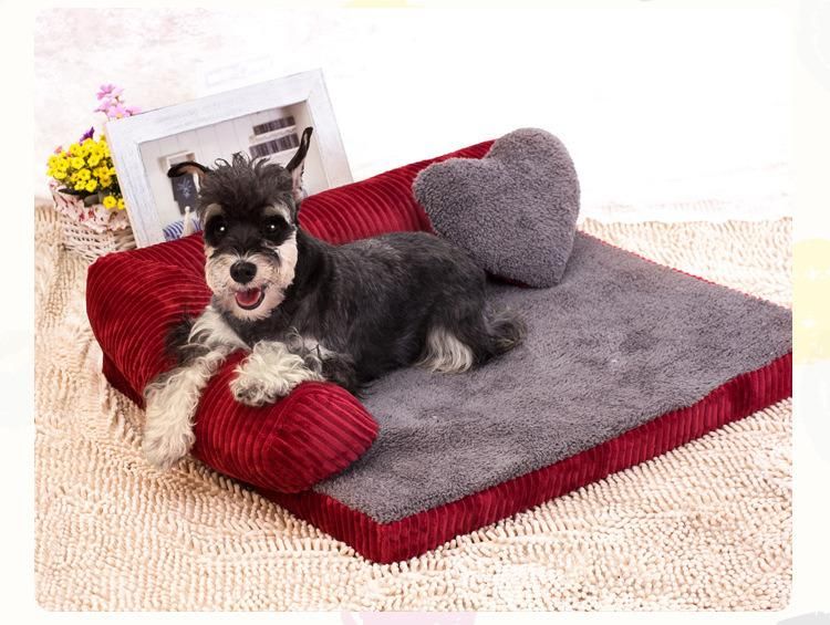 2022 Newest Cozy Removable Washable Pet Product Sofa Dog Bed