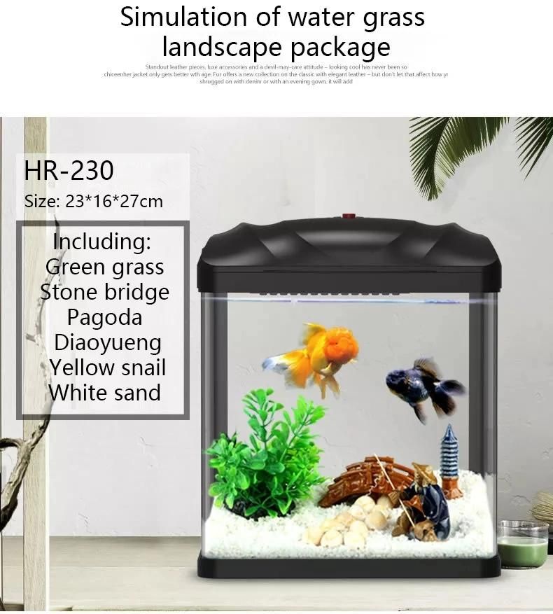 Factory Direct Selling Fish Tank Aquarium Creative Mini Fish Tank