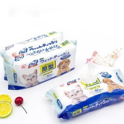 Biokleen OEM Custom Pet Ear Teeth Cleaner Finger Biokleen Natural Wipes Lavender Toothbrush Dogs Cats Oral Eye Ear Pet Grooming Wipes