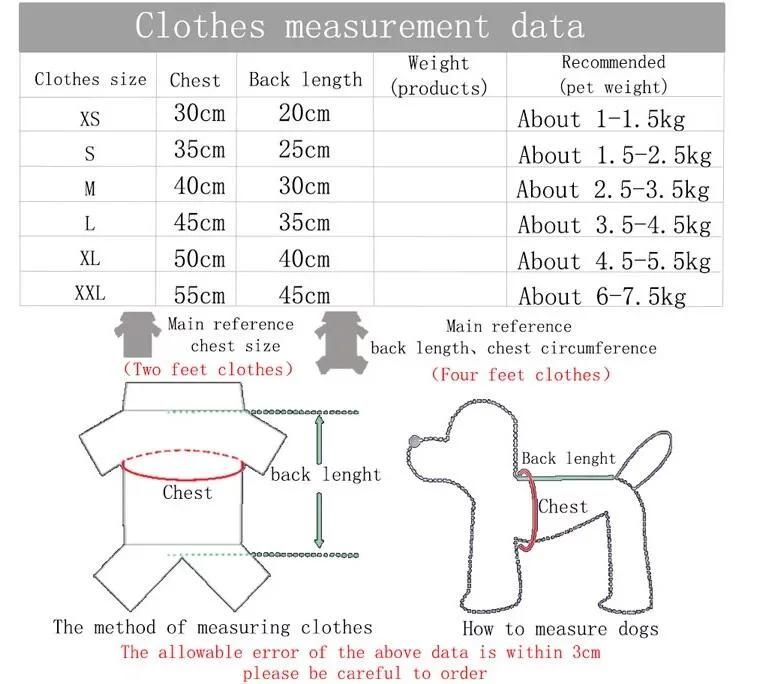 Autumn and Winter New Coral Plush Pet Clothes Dog Clothes Cat Clothes Four Foot Plush Teddy
