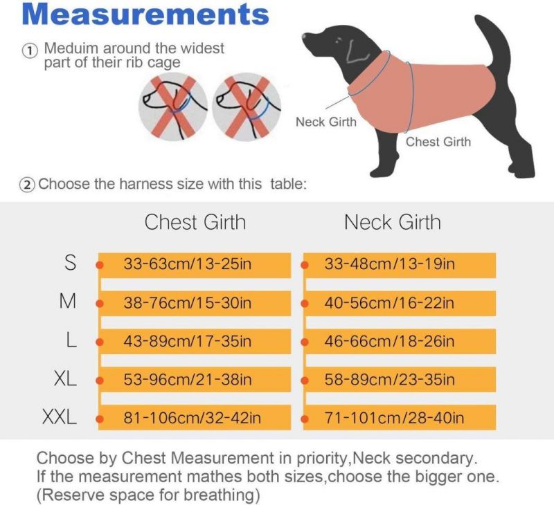 No Pull Padded Harness Leash Set - Padded Reflective Dog Vest with Grip Handle