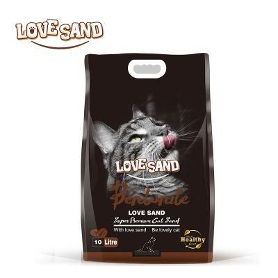 Clumping Best Cat Litter Factory Bentonite Silver Mineral Cat Litter