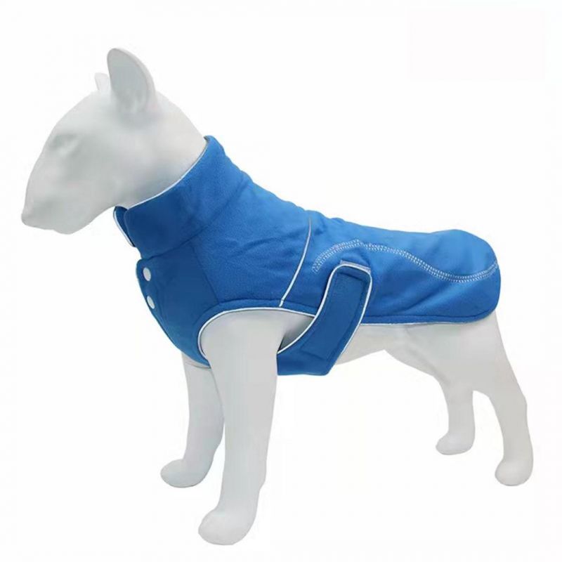Sport Style Dog Coat Warm Fleece Pet Clothes