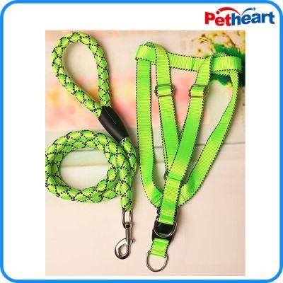 High Quality Nylon Pet Dog Harness Leash (HP-103)