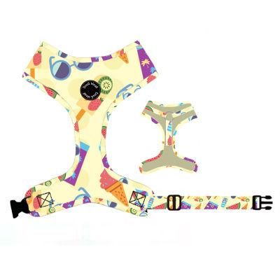 Hot Selling Customize with Collar Leash Adjustable Dog Harness/Pet Supplies
