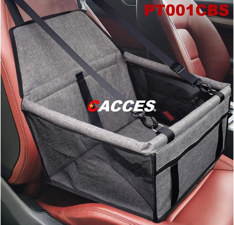 Car Seat Booster for Dogs Cat Pet Car Bag Dog Booster Seat Dog Car Booster Seat Cover, Waterproof Dog Car Seat Travel Carrier Bag with Pet Seat Belt, Foldable