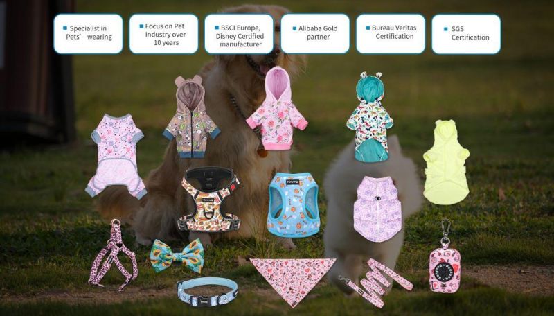 Custom Dog Collar Cotton Dog Leash Pet Collar