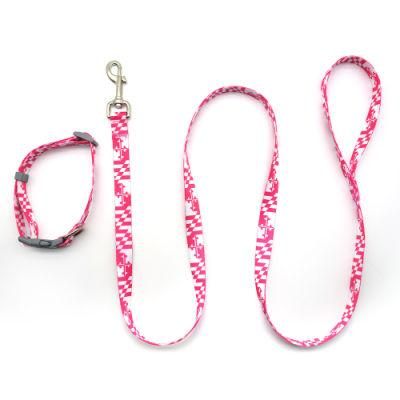 Pet Dog Rope with Carabiner Hook Neck Ring Customizable