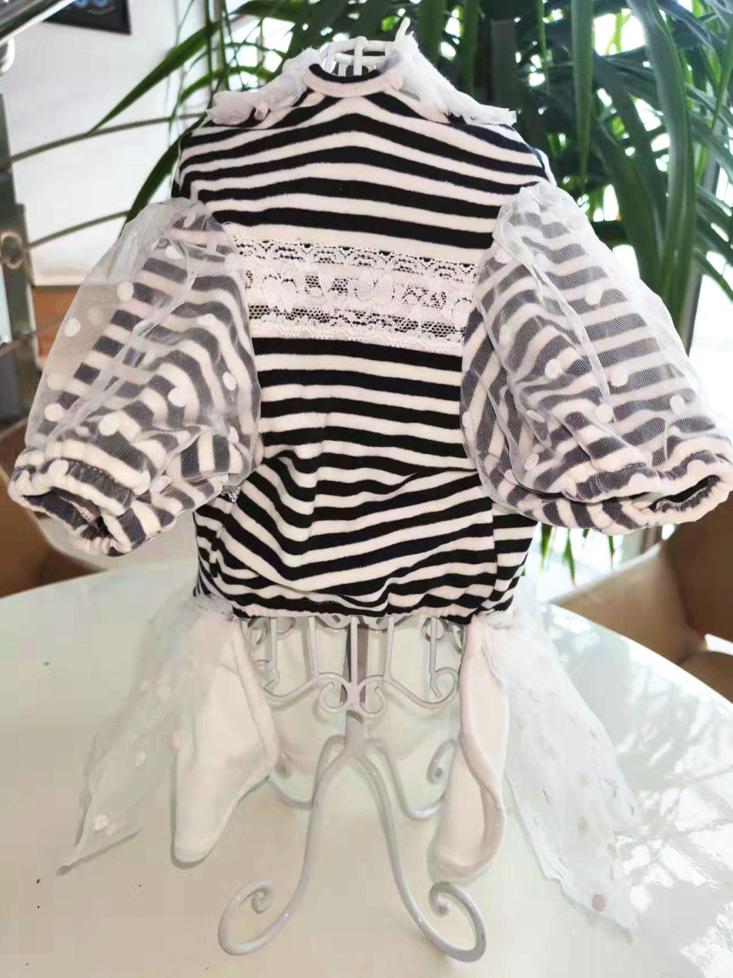 Strip Fashion Skirt Dog Dress Pet Clothes Dog Products Skirt