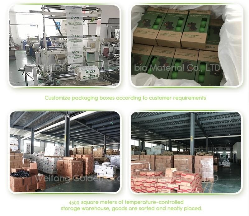 Sustainable Corn Starch Eco Friendly Compostable Biodegradable Chinese Factory Pet Waste Garbage Bag Manufacturer OEM Customized Dog Walking Carrier Bag