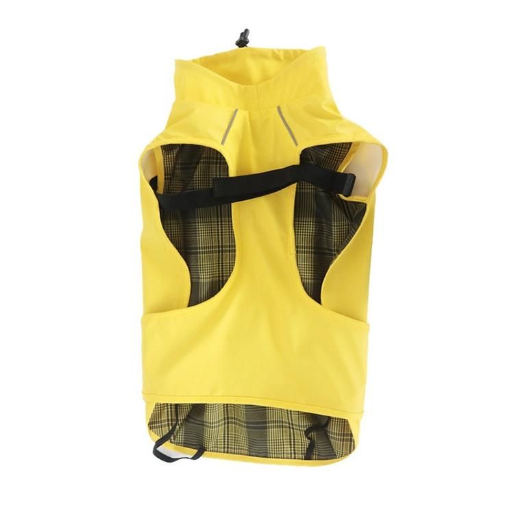 Outdoor Windproof Waterproof Pet Chest Back Dog Raincoat