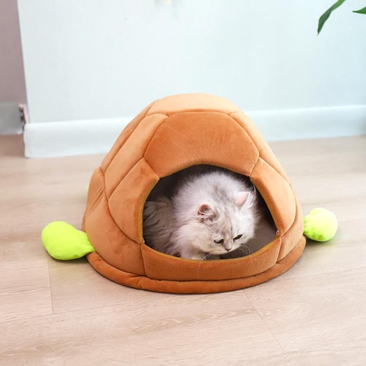 New Design Tortoise Sea Turtle Shape Comfortable Cotton Mat Small Dog Cat Bed