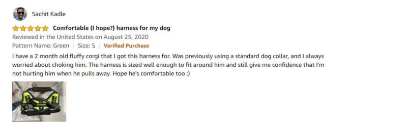 Dog Harness No-Pull Adjustable Dog Vest with Training Handle