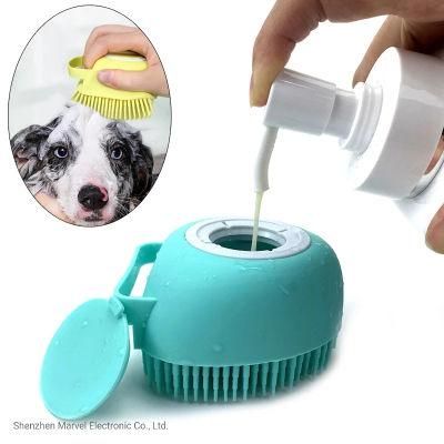 Pet Shampoo Massager Products Bathroom Grooming Shower Brush Dog Accessories