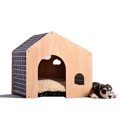 Wooden Detachable Dog Cat House