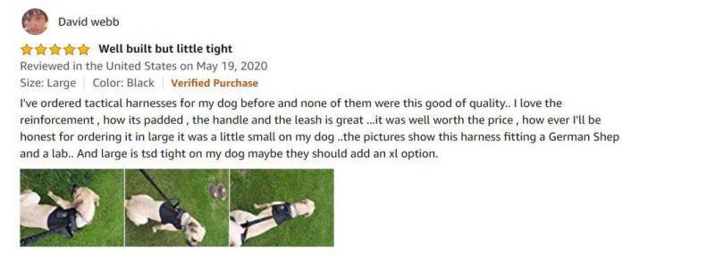 Adjustable Training Harness No Pull Tactical Harness